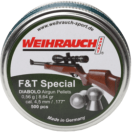 Luftgewehrkugeln, Weihrauch Diabolos F&T Special 4.5mm (500)