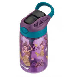 Trinkflasche, Contigo,  Kids Easy Clean Purple Mermaid Girl 420 ml