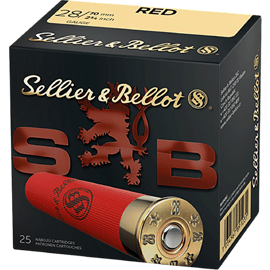 Schrotpatronen, S&B, Red 3,50mm, 28/70, 21 gr