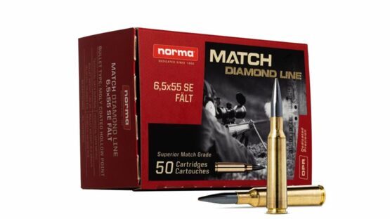 Munition, NORMA Match Line 6,5x55 SE Diamond Line Field 8,4g/130gr