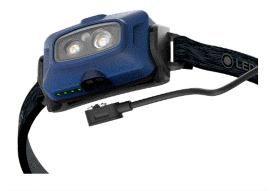 Stirnlampe, LedLenser, HF4R Core, blau