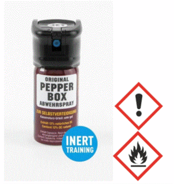 Pepper-Box klein 40ml mit Flip Top TRAINING Nebel