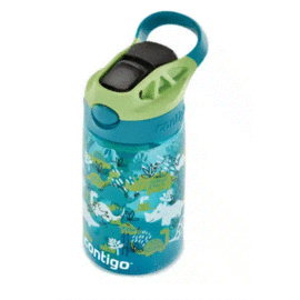 Trinkflasche, Contigo,  Kids Easy Clean Green Dino Boy 420 ml