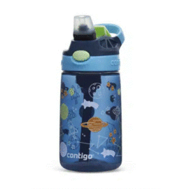 Trinkflasche, Contigo,  Kids Easy Clean Blueberry Cosmos 420 ml