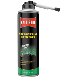 Ballistol Waffenteilereiniger Spray, 250ml mit Nylon-Aufsteckpinsel