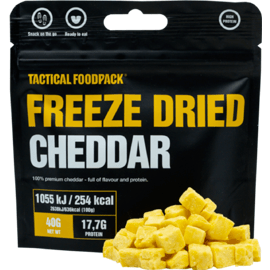 Gefriergetrocknete Cheddar-Snacks, Tactical Foodpack, 40g