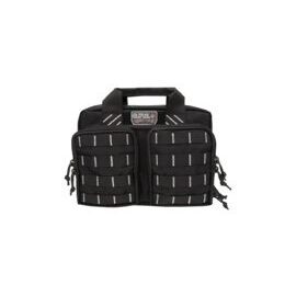 Tactical Quad + 2 Pistol Range Bag, GPS Bags - black