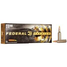 Munition, Federal, NOSLER® BALLISTIC TIP®, V-Shok, cal. .270 WSM, 130 GR