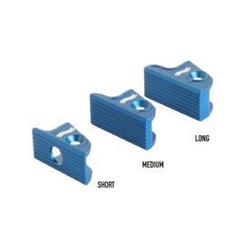 Zubehör, Walther Steel Frame Abzug flach, medium  blau für Expert Trigger