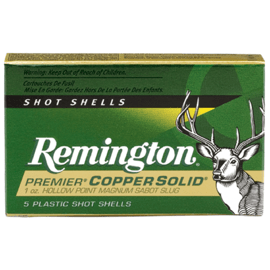 FLG-Patrone, Remington , 12/70, Premier Slug CSSS, 28.3g, Copper Solid Sabot Slug
