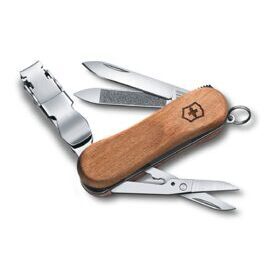Taschenmesser, Victorinox, Nail Clip 580, Wood, 65mm, braun