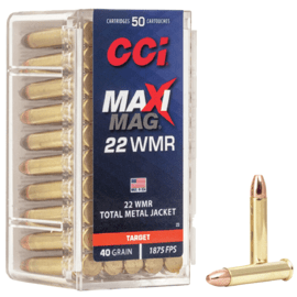 Munition, CCI 23 KK-Patrone .22WMR, HS MaxiMag 40gr