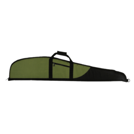 Waffentasche, Nylon,grün/schwarz, gepolstert, 1 Außentasche, Tragegriff und Tragegurt, Größe:125 x 2