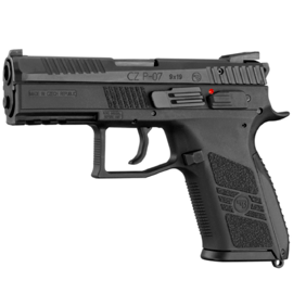 Pistole CZ P-07, 9mm Para, 15-Schuss Sicherung/decocking, black,