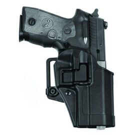 BlackHawk Pistolenholster SERPA CQC mit Sicherung zu Pistole Glock 17/22/31 schwarz matt rechtshand