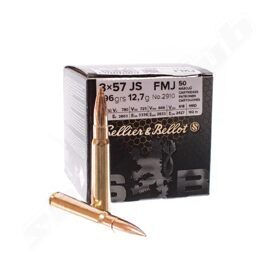 Büchsenmunition, S&B, Kal. 8x57 JS, FMJ, 12,7 g (Bulk)