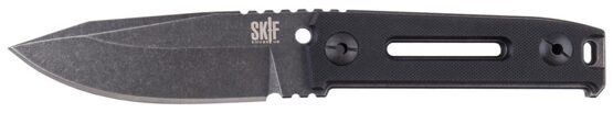SKIF Knive Scout G-10 black, Fixed blade D2 Stone Wash Klinge, Kydex Holster