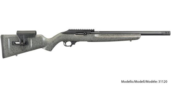Halbautomat, Ruger, 10/22 Competition Rifle, Speckled Black/Gray Laminate, 22 LR, 16.12