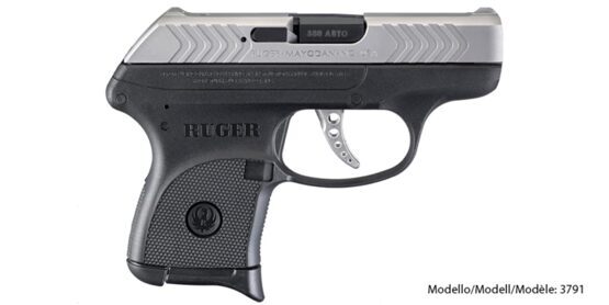 Pistole, Ruger, LCP®,  Matte Stainless, High Performance, Glass-Filled Nylon,  Magazin 6+1