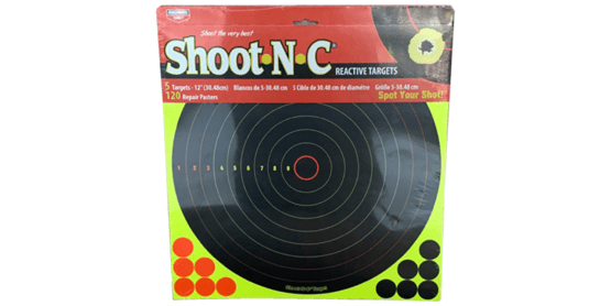 Zielscheiben, Birchwood, SHOOT•N•C® 30 CM, 5er Pack
