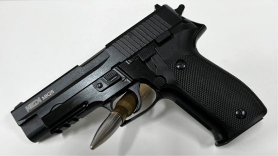 Pistole, NEDI, MK26, Kal. 9mm