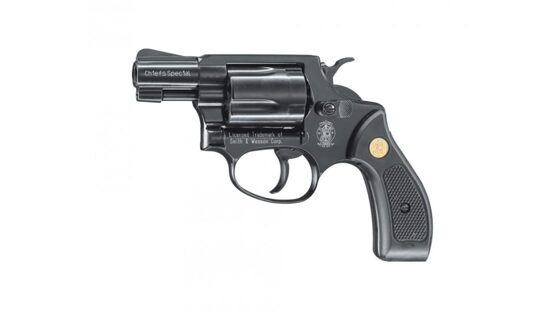 S&W Chief Spez. Alarm-Revolver 9mm R.K. brüniert, S&W Model 36