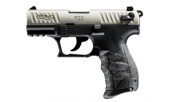 Pistole, Walther P22Q, Nickel, Kal. .22 LR