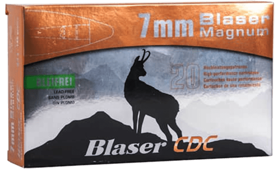 Büchsenpatronen, Blaser, Kal. 7mm Blaser Mag., CDC 9,4g/145gr.