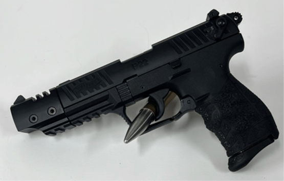 Pistole Walther P22Q Target brüniert
