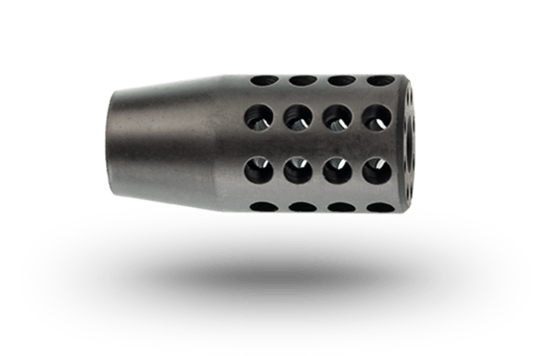 Mündungsbremse, Rössler, M14x1, Laufdurchmesser 15/17mm bis Kal. 9.5mm