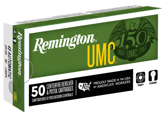 UMC FFW-Patrone, Remington, .45ACP, MC 230gr