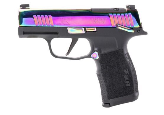 Pistole, Sig Sauer, P365 X RAINBOW, 9mm, 12 Schuss Magazin