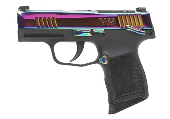 Pistole, Sig Sauer, P365 RAINBOW, BLK, .380 ACP, 3.1