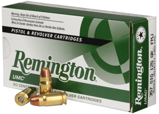 UMC FFW-Patrone, Remington, .357SIG, MC 125gr