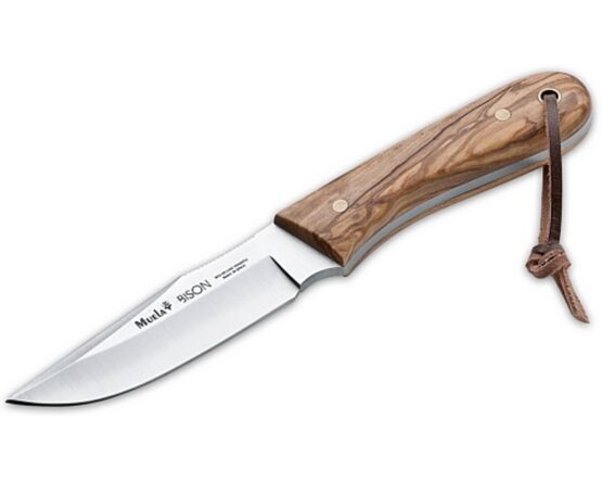 Feststehendes Messer, Muela, Bison Olive