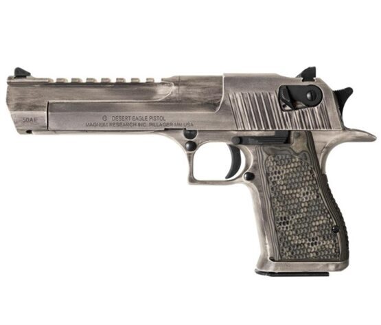 Pistole, Desert Eagle, Mag.Research Pistole .50AE, White Matte Distressed