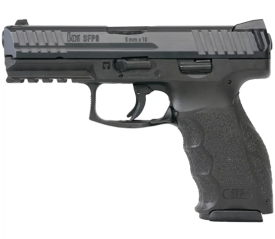 Pistole, Heckler & Koch, SFP9-SF, Kal. 9 mm, grün/schwarz