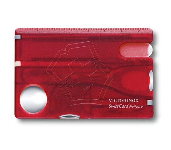 Sackmesser, Victorinox, SwissCard Nailcare, Rot