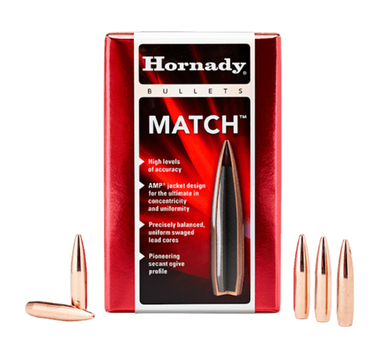 Geschosse, Hornady, .224 / 5,6 mm 52 gr / 3,4 g, Match BTHP