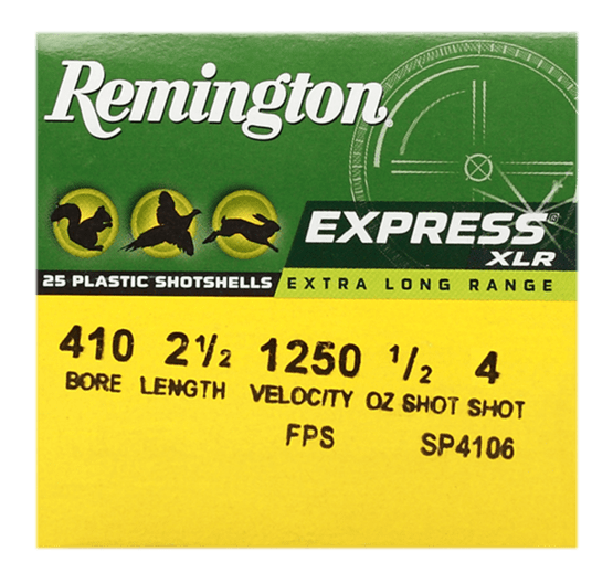 Schrotpatrone, Remington, 410/65, Express ELR No.4, 3.3mm, 14g