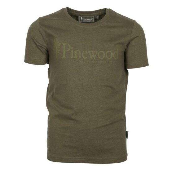 T-Shirt, Pinewood, Outdoor Life T-SHIRT K, H.Olive, Grösse 140