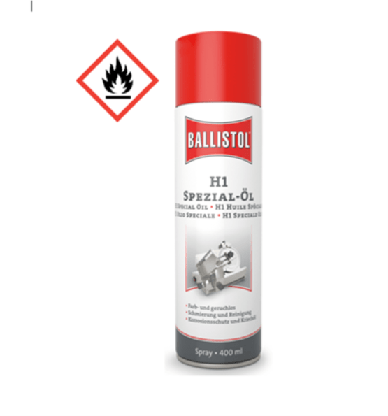 Ballistol H1 Lebensmittelöl-Spray, 400ml (NSF-Registrier-Nr. 143097)