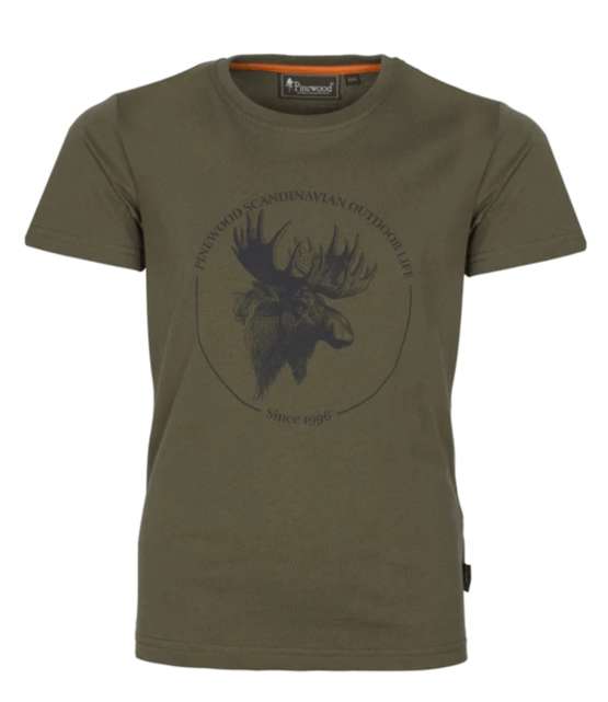 T-Shirt, Pinewood, Moose, für Kinder 6519, Grösse 128