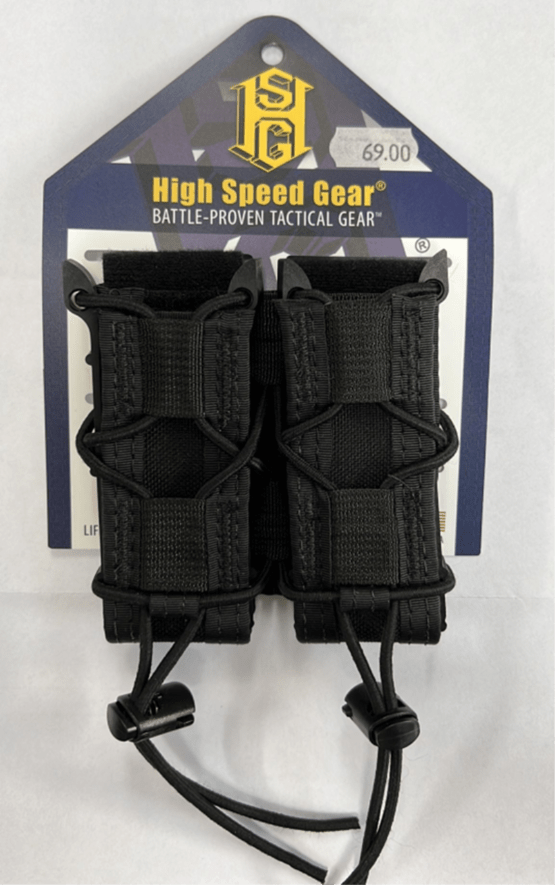 High Speed Gear Magazintasche doppelt (2x Pistole) HSG Double Pistol TACO Belt mount schwarz