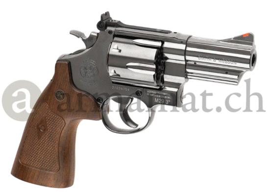 CO2 Revolver, Smith & Wesson, M29 3 INCH FULL METAL CO2