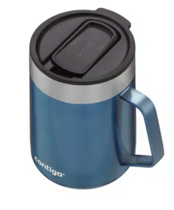 Mug, Contigo, Streeterville Stainless Steel Blue 410 ml