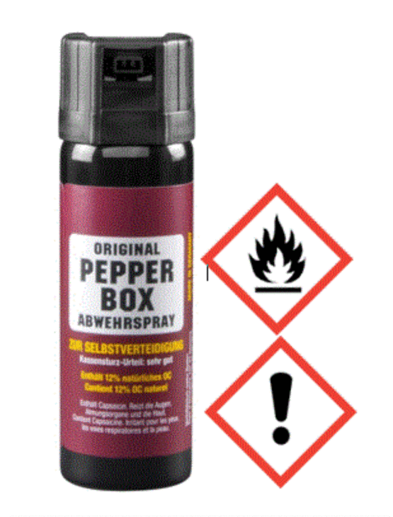 Pepper-Box gross, 63 ml mit Nebel,