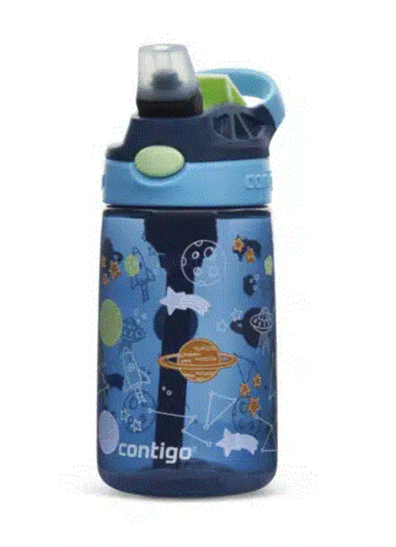 Trinkflasche, Contigo,  Kids Easy Clean Blueberry Cosmos 420 ml