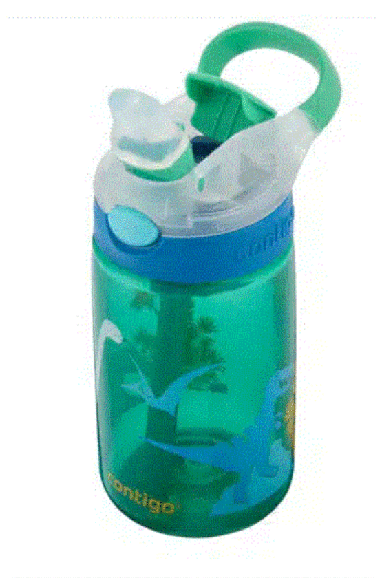 Trinkflasche, Contigo, Kids Gizmo Jungle Green Dino 420ml