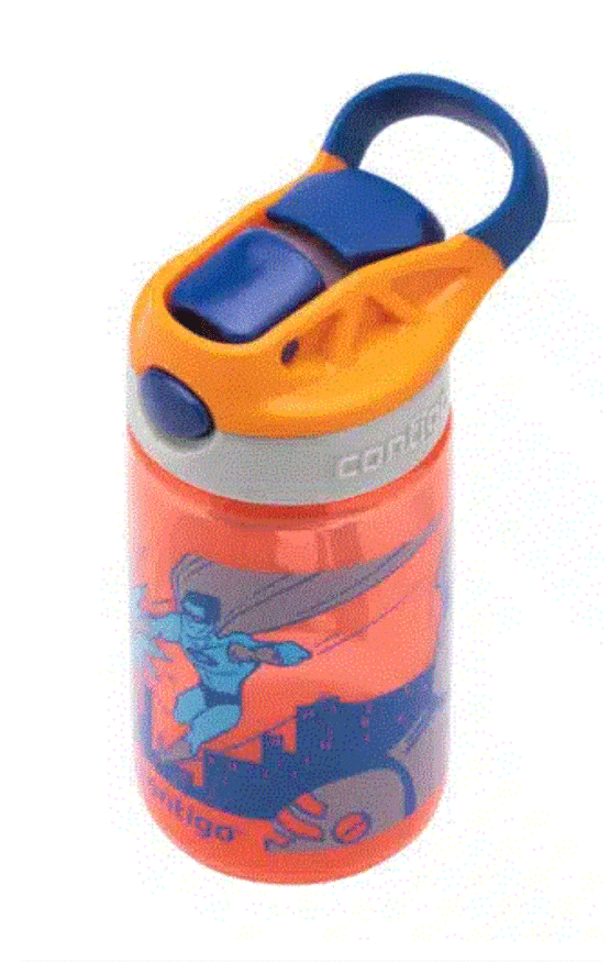 Trinkflasche, Contigo,  Kids Gizmo Flip Nect W Superhero 420 ml